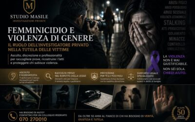 Femminicidio e violenza di genere: quando un investigatore privato può fare la differenza